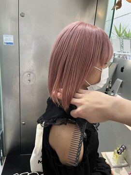 シェリ ヘアデザイン(CHERIE hair design) 福岡 ブリーチ ベージュ グレージュ ダブルカラー ハイライト