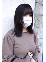 シェミール(CHEMIR)&nbsp;ダークパープル×顔まわりレイヤー【四日市】