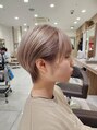 アッシュ 津田沼(Ash)&nbsp;透明感あるカラー&襟足がシャープなショートスタイル