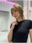 韓国前髪顔周りレイヤー×ハイトーン[心斎橋/髪質改善]