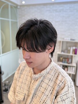 アレアル 広島並木通り店(ALEAR) センターパート/シースルーマッシュ