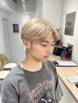 メンズペレ 渋谷(MEN'S PELE) ニュアンスパーマ/韓国マッシュ/スパイキーショート/渋谷