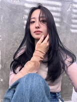 キング(K!ng)&nbsp;縮毛矯正髪質改善ハイライトレイヤーカット枚方美容室エクステ