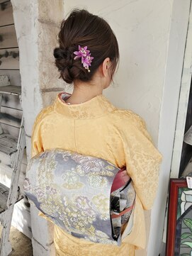 20代30代40代♪お呼ばれ大人かわいい編み込み風アレンジ