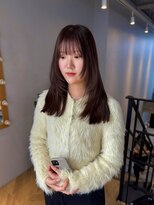 ヌープヘアーアイス(NUUP.hair ici)&nbsp;20代30代40代髪質改善カラーショコラベージュ艶感レイヤーカット