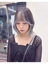 モリオフロムロンドン 大宮店(morio from London) 【坪井】ケアブリーチ ×ホワイトシルバー