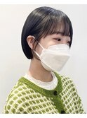 【モリオ松戸　石山】コンパクトミニボブ黒髪ボブ20代30代