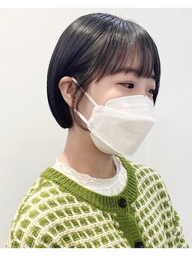 モリオフロムロンドン 松戸店(Morio from London) 【モリオ松戸 石山】コンパクトミニボブ黒髪ボブ20代30代