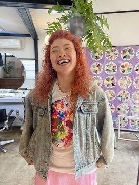 ウィンビ サウーティ(Wimbi Sauti) pink×orange