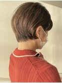 30代40代大人可愛い小顔ショートカット