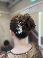 エルバイラビス 大宮(elu by lovis)&nbsp;お呼ばれヘアセット！ボリュームのある高めのアップスタイル♪