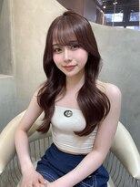 グローアイヴィ 大宮(GLROW IVY)&nbsp;レイヤー/くびれ巻き/チョコレートブラウン