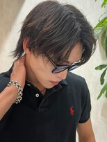 ロンドオム 池袋(Lond Homme) men's/メンズ/フェザーパーマ/黒染め/韓国