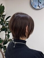 アッシュ 八王子みなみ野店(Ash) 【似合わせショート×白髪ぼかしカラー】