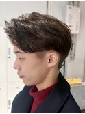 センターパート/フェザーパーマ/ニュアンスパーマ/ツーブロック