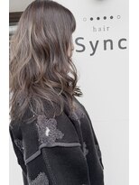 シンク(Sync)&nbsp;コテ巻き風パーマ