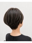 白髪ぼかし/ショートカット