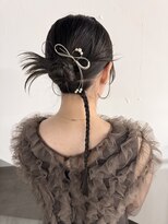 シアー(siar)&nbsp;お呼ばれヘアー　結婚式　二次会　ヘアセット　ヘアアレンジ