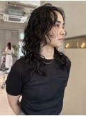外国人風レイヤーパーマ♪大人っぽくて扱いやすいパーマスタイル
