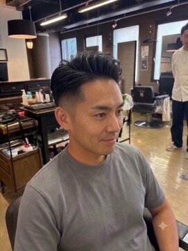 ワンワンオー バーバーショップ 博多店(@110 BARBER SHOP) ツーブロックショートカルマヘアスリックバックジェットフェード