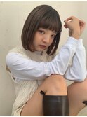 [riganuts 赤羽店]ナチュラルボブ×暗めカラー