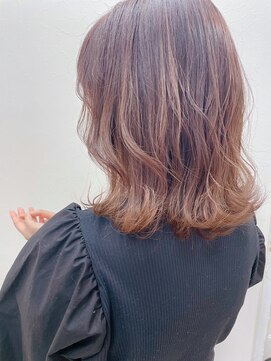 スパークス(SPARKS) 外ハネ×ピンクブラウン