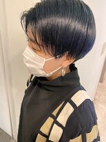 エル(EL by green)&nbsp;(akiko)ネイビーブルー×ハンサムショート