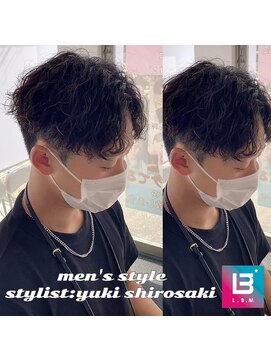 レジット メンズ ヘアサロン(LEGIT MEN's HAIR SALON) クセ毛に波巻きパーマ