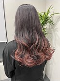 ピンクグラデーション