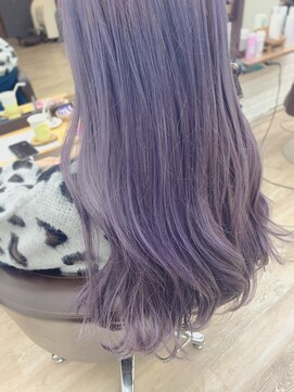 ラクシア(LucxiA) ラベンダーグレージュ　ラベンダーカラー　パープル