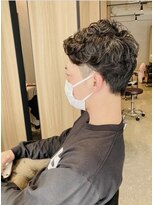 アン たまプラーザ(un) 骨格修正メンズカット+メンズパーマ