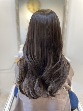 ヘアアンドヘッドスパ エリー(hair&headspa elly) 韓国風・パールグレージュ