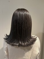 アイディール 心斎橋店(:ideal) オリーブカラー☆外はねミディアム/心斎橋,四ツ橋