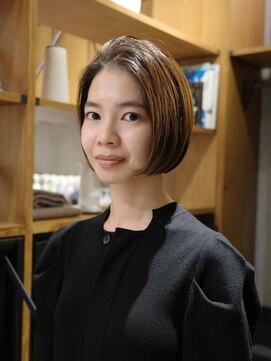 ネロ ヘアサロン 渋谷(NERO HAIR SALON) 【まどか】ミニマルなボブ。