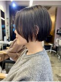 大人ショートボブ前髪なし２０代30代40代千歳烏山