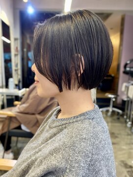 マノ 千歳烏山(MaNO) 大人ショートボブ前髪なし20代30代40代千歳烏山