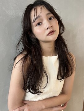 パーク(PARK) 【PARK】ニュアンスレイヤー×暗髪ラベンダーベージュ