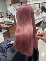 プログレス つくば店(PROGRESS by ヂェムクローバーヘアー) 暖色系 ピンク