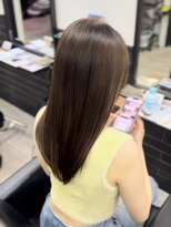 デューヘアー(due hair) 髪質改善×レイヤーカット×くすみベージュ×くびれヘア