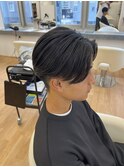 ニュアンスストレートメンズマッシュ