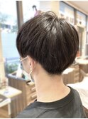 刈り上げマッシュ/メンズカット/ツーブロ/朝霞