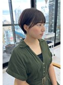 黒髪カタログ/ボブルフ/小顔に見せるヘア/ワンレン