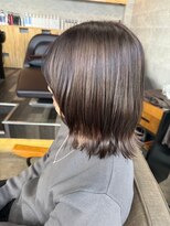 ソイクフ 四条大宮店(SOY-KUFU)&nbsp;20代30代40代外はねレイヤーボブルフ美髪ハイライトアッシュ