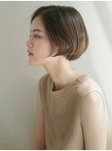 ★暗めカラーグランマッシュフェイスフレーミングデザインカラー