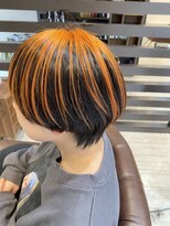 クラウン ヘア ラウンジ(CROWN hair lounge)&nbsp;【クラウン】20代30代40代　くびれボブ×アルビレックスカラー