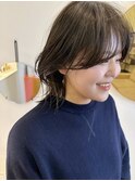レイヤー/顔まわり/ミディアムヘア