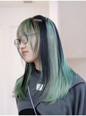 派手色でも怖くない◎ミントグリーンデザイン