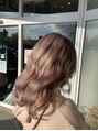 アグ ヘアー エヴァン 栄店(Agu hair evan)&nbsp;ハイトーンのおすすめミルクティーベージュ♪
