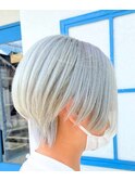 似合わせカットメルティカラー着物フェミニンロング