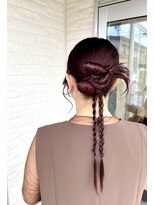 ヘアーデザイン シーベル(HAIR DESIGN SEA BELLE)&nbsp;結婚式お呼ばれヘアアレンジ
